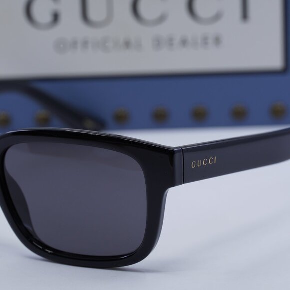 Gucci GG1583S 001 Square Sunglasses - Black\Grey - Picture 4 of 11